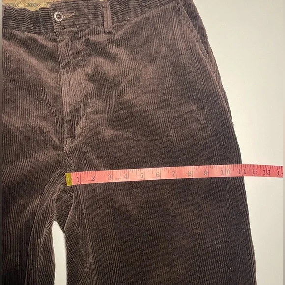 Polo Ralph Lauren Corduroy Pants Dark Chocolate - Picture 14 of 14